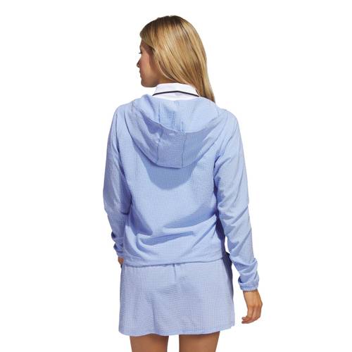 Adidas W Seersucker 1/4 Zip Hoodie 6