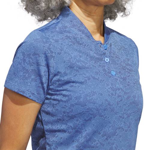 Adidas W Jacquard Short Sleeve Polo Shirt 3