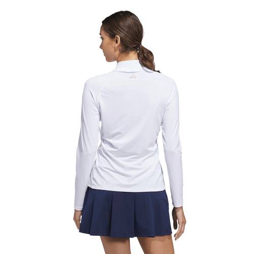 Adidas W Ultimate 365 Solid 1/4 Zip Mock 1