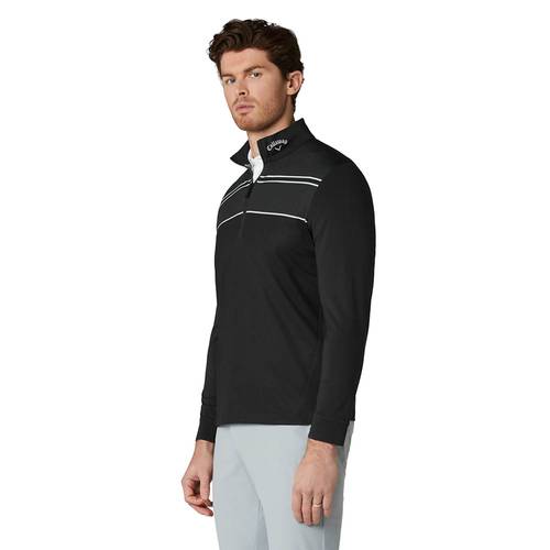 Callaway M Blocked Printed Chev Textured Pullover 2