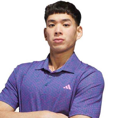 Adidas M Ultimate365 Mesh Tango Print Climacool Polo 13