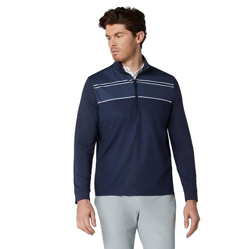 Callaway M Blocked Printed Chev Textured Pullover 5