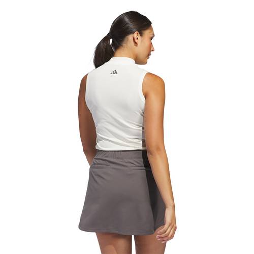 Adidas W Ultimate365 Sleeveless Mock Neck Polo 2