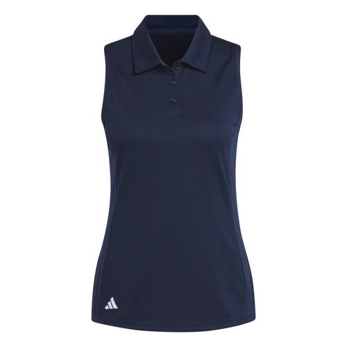 Adidas W Texture Sleeveless Polo Shirt 4