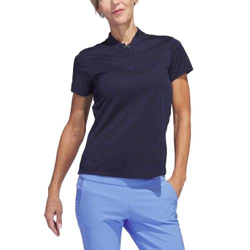 Adidas W Jacquard Short Sleeve Polo Shirt 8