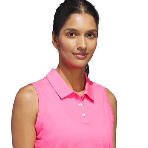 Adidas W Solid Ottoman Sleeveless Polo 7