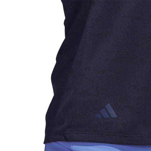 Adidas W Jacquard Short Sleeve Polo Shirt 11