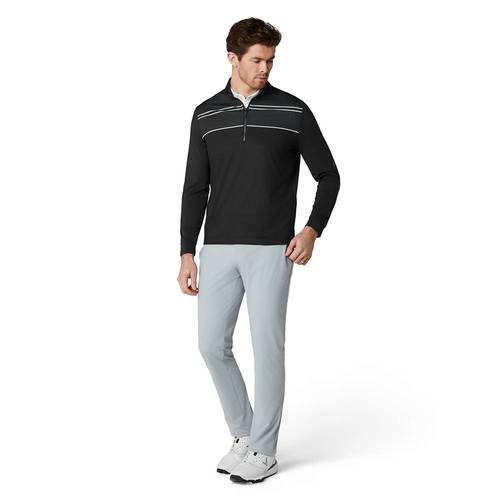 Callaway M Blocked Printed Chev Textured Pullover 3
