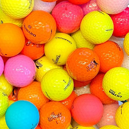Farvede Golfbolde Mix 2