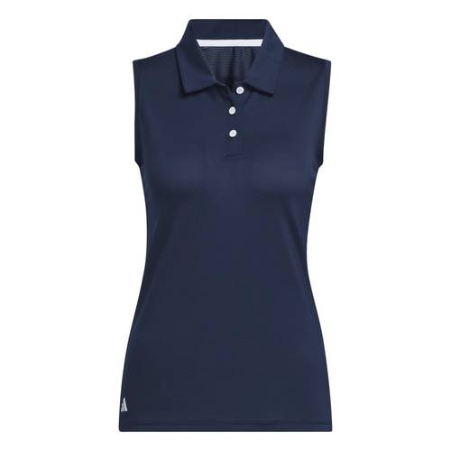 Adidas W Solid Ottoman Sleeveless Polo 9