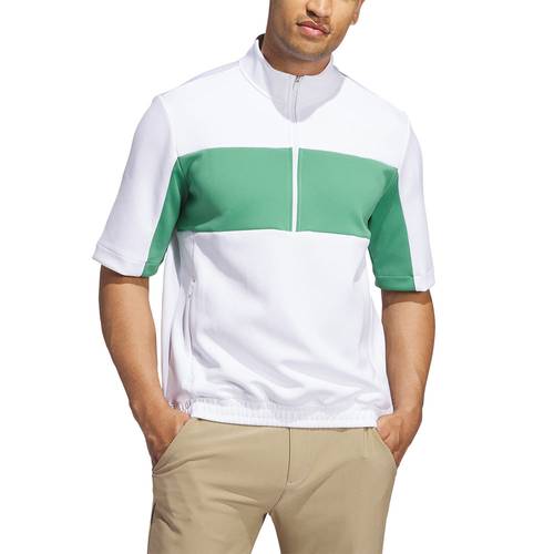 Adidas M Ultimate365 Short Sleeve 1/2 Zip Pullover 7