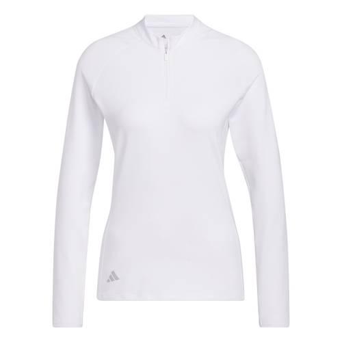 Adidas W Long Sleeve Solid 1/4 Zip Golf Mock 7