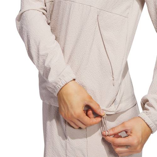 Adidas W Seersucker 1/4 Zip Hoodie 4