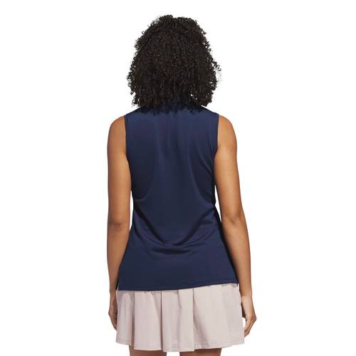 Adidas W Solid Ottoman Sleeveless Polo 2