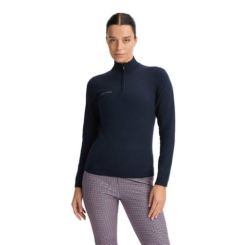 Rhnisch W Kora Knitted Half Zip 1