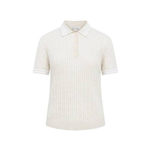 R�hnisch W Classic Cable Poloshirt 4