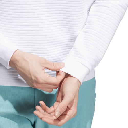 Adidas M Ultimate365 Dwr Textured 1/4 Zip Sweatshirt 2