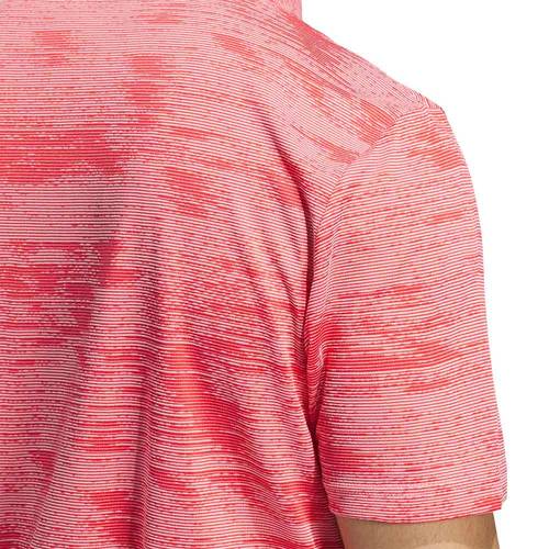Adidas M Ultimate365 Textured Stripe Polo Shirt 3