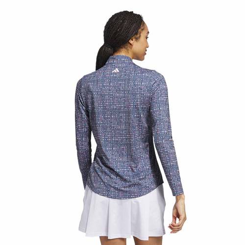 Adidas W Ultimate 365 Printed 1/4 Zip Mock 1