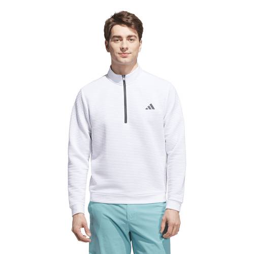 Adidas M Ultimate365 Dwr Textured 1/4 Zip Sweatshirt 3
