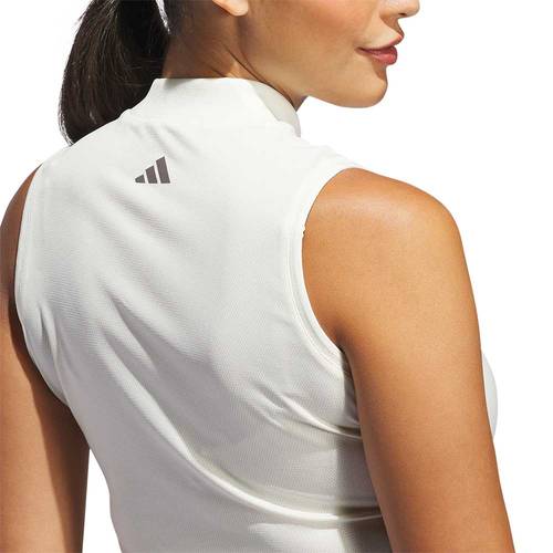 Adidas W Ultimate365 Sleeveless Mock Neck Polo 4