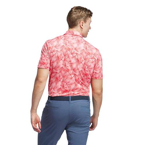 Adidas M Ultimate365 Mesh Print Polo Shirt 2