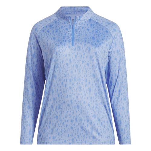 Adidas W Ultimate 365 Printed 1/4 Zip Golf Mock 8