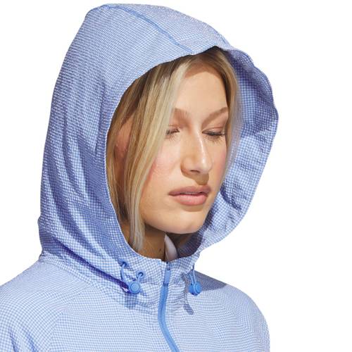 Adidas W Seersucker 1/4 Zip Hoodie 9