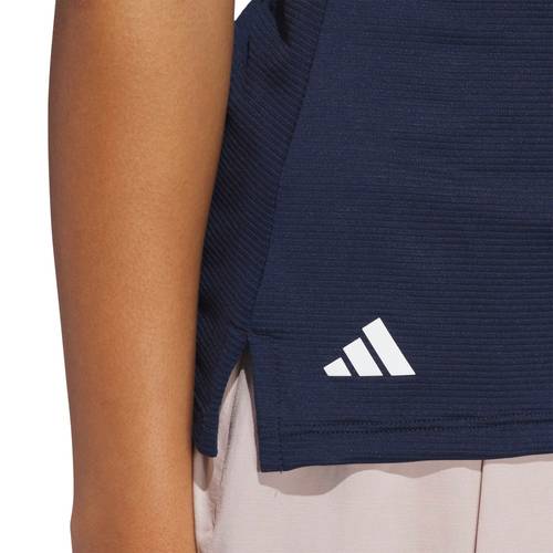 Adidas W Solid Ottoman Sleeveless Polo 3