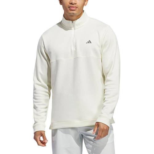 Adidas M Ultimate365 Textured 1/4 Zip Pullover 9