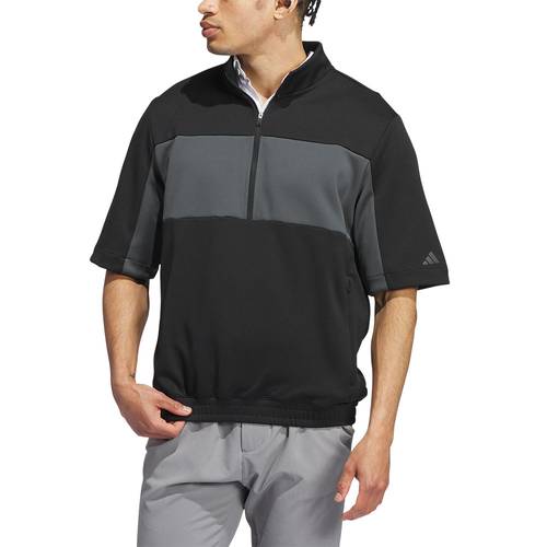 Adidas M Ultimate365 Short Sleeve 1/2 Zip Pullover 1