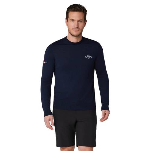 Callaway M Crew Neck Merino Mix Sweater 5