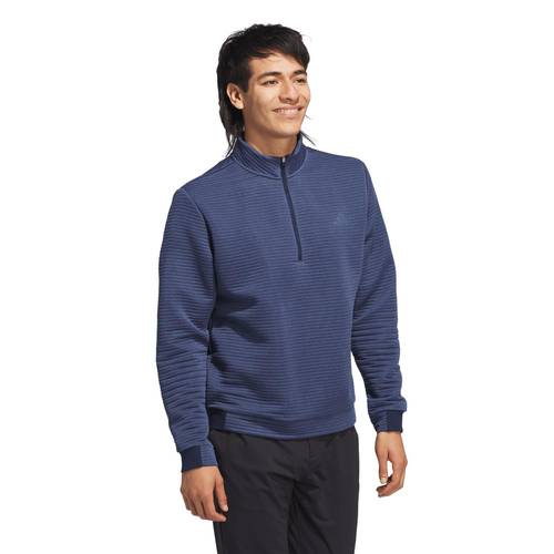 Adidas M Ultimate365 Dwr Textured 1/4 Zip Sweatshirt 5