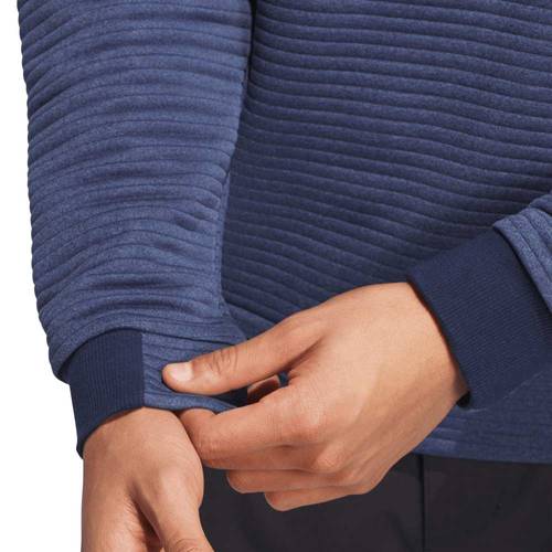 Adidas M Ultimate365 Dwr Textured 1/4 Zip Sweatshirt 4