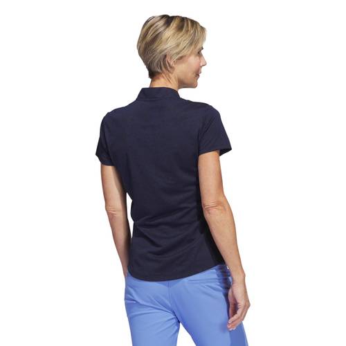 Adidas W Jacquard Short Sleeve Polo Shirt 9