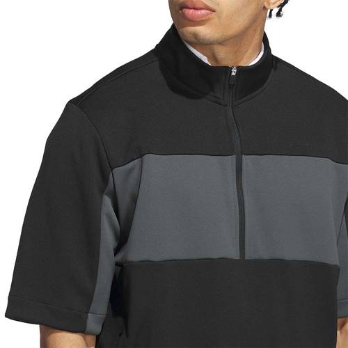 Adidas M Ultimate365 Short Sleeve 1/2 Zip Pullover 4
