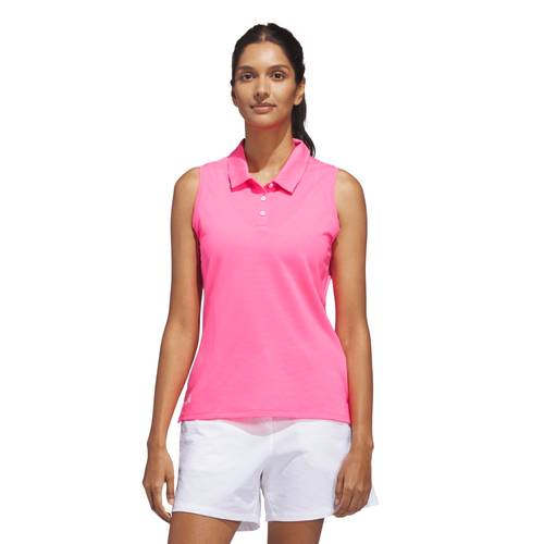 Adidas W Solid Ottoman Sleeveless Polo 5