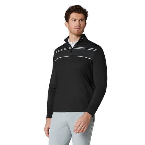Callaway M Blocked Printed Chev Textured Pullover 11