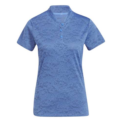Adidas W Jacquard Short Sleeve Polo Shirt 12
