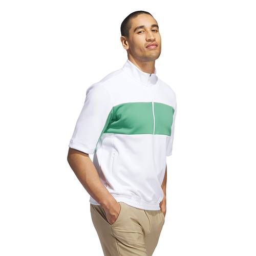 Adidas M Ultimate365 Short Sleeve 1/2 Zip Pullover 6