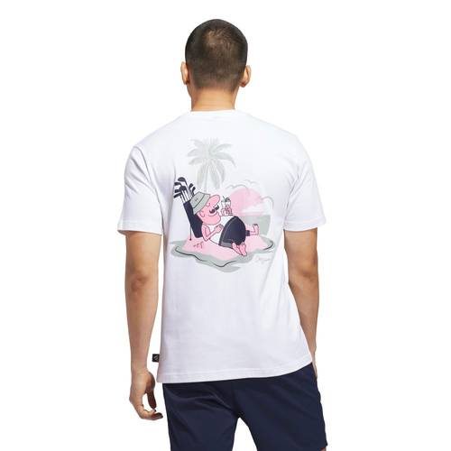 Adidas M Golf Chip In Paradise Graphic T-shirt 5