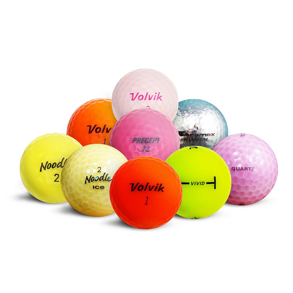 Farvede Golfbolde Mix 2