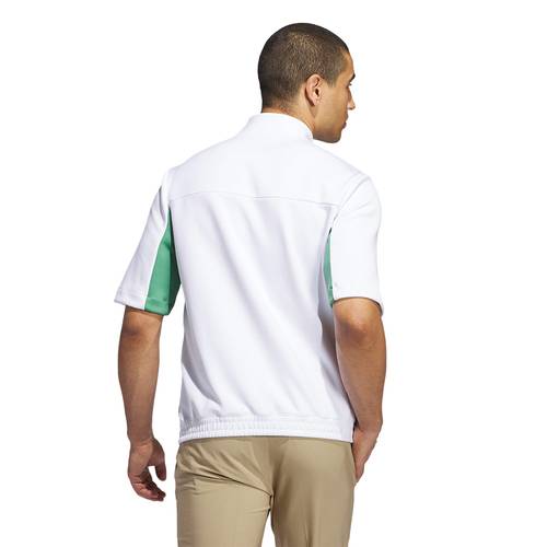 Adidas M Ultimate365 Short Sleeve 1/2 Zip Pullover 8